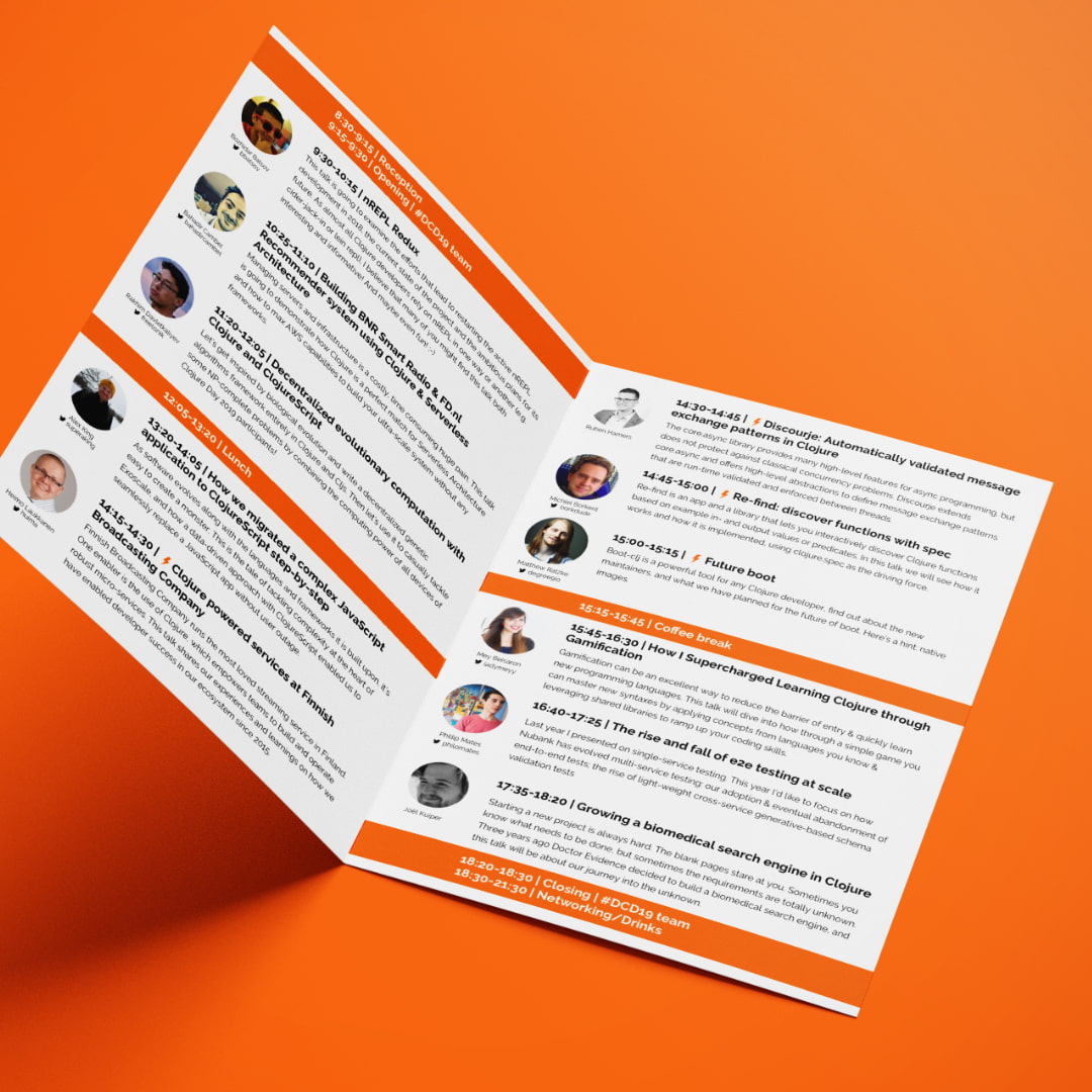 DCD 2019 brochure spread