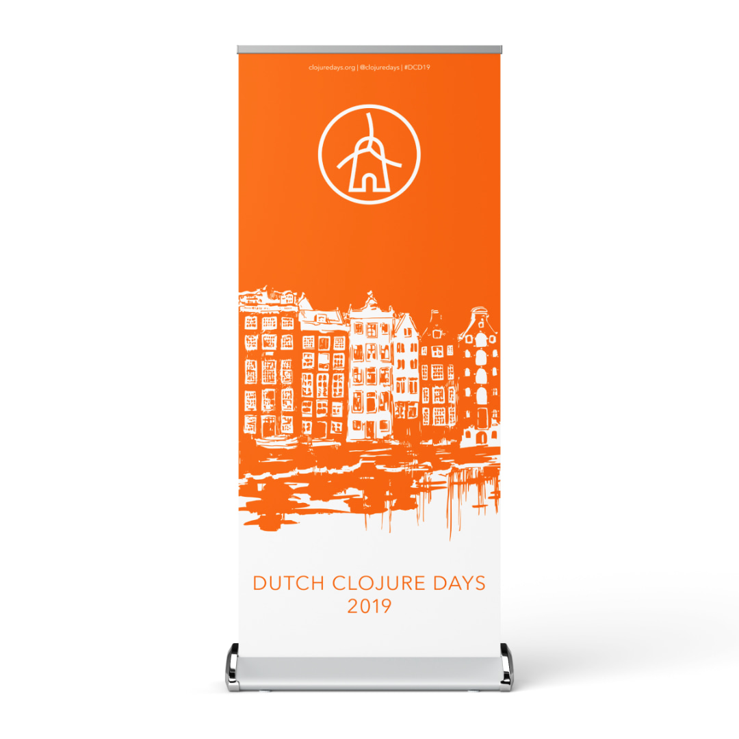 DCD 2019 roll up banner
