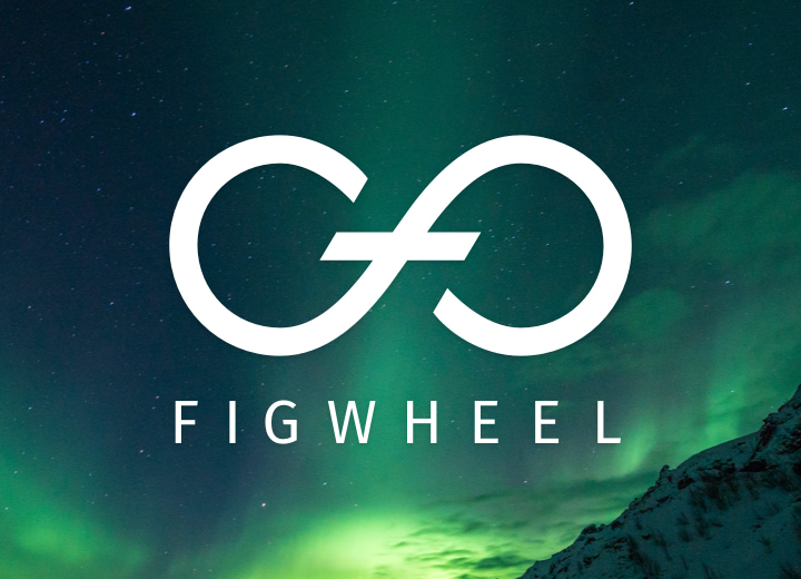 Picture of stack of Figwheel's new logo for Bruce Hauman