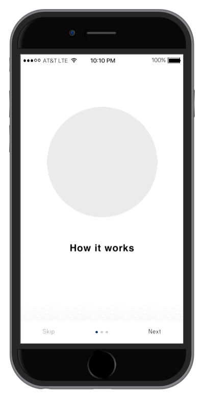 Animation for onboarding