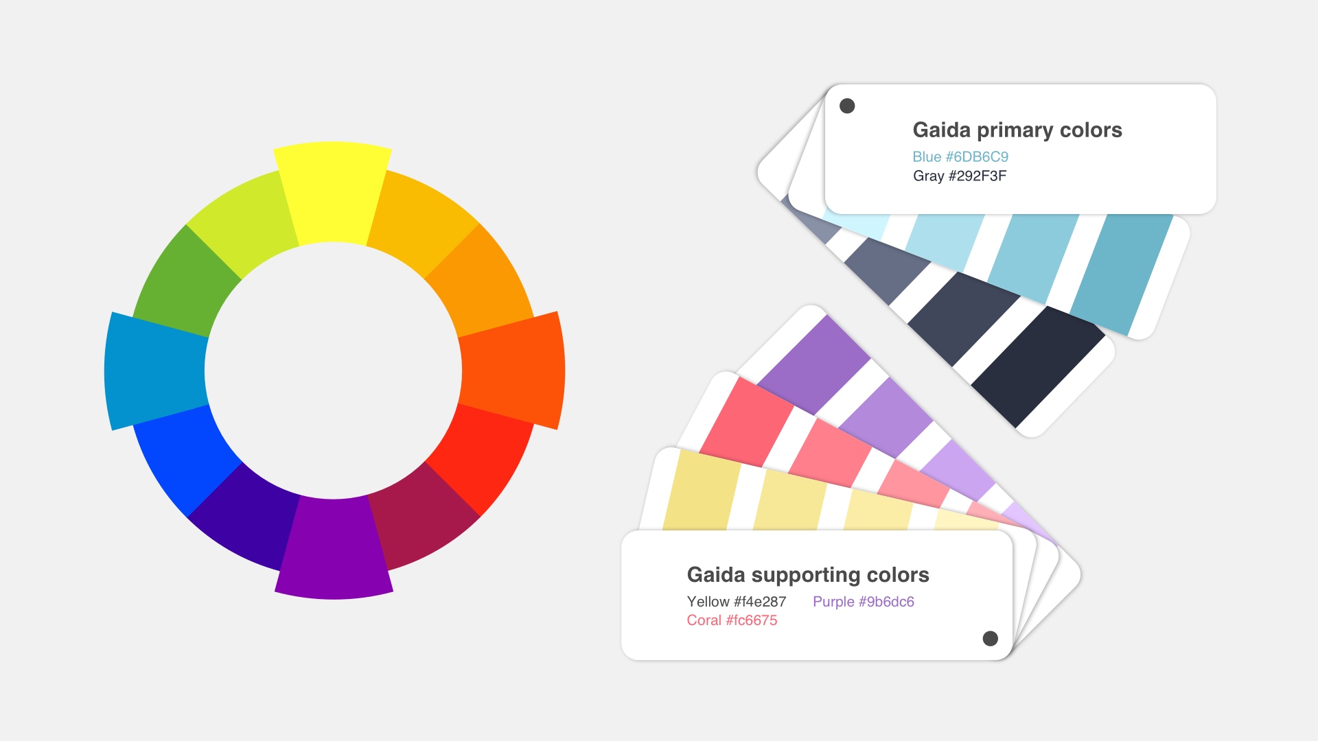 Gaida colour scheme swatches