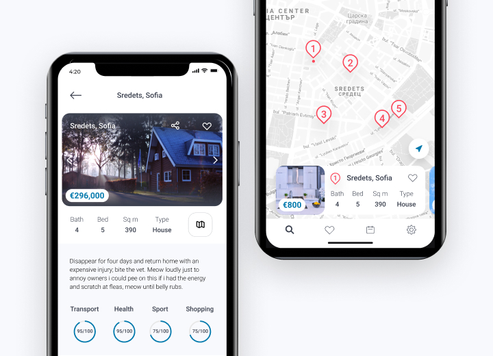 Gaida wallet app design