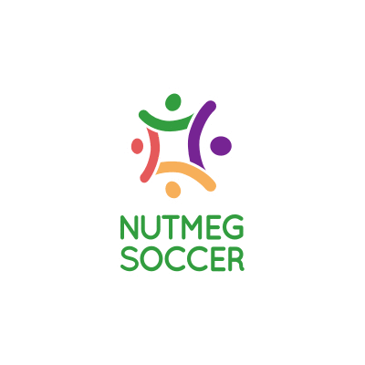 Nutmeg Soccer vertical logo animation