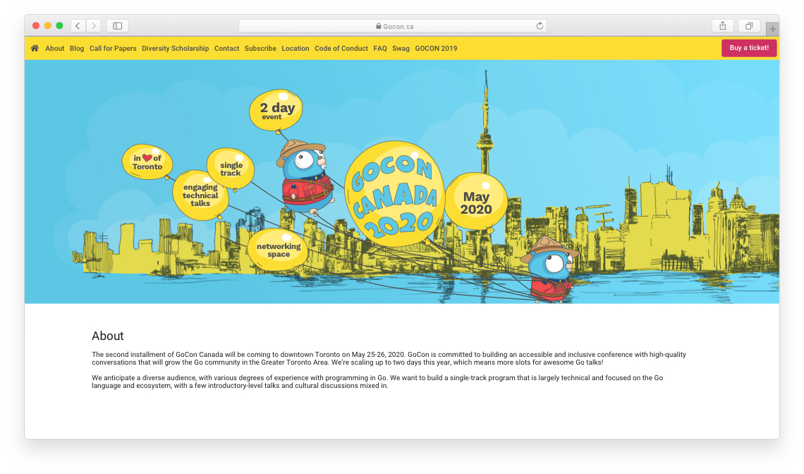 gocon 2020 website illustration