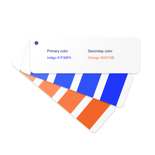 Colour palette of Walletifai brand